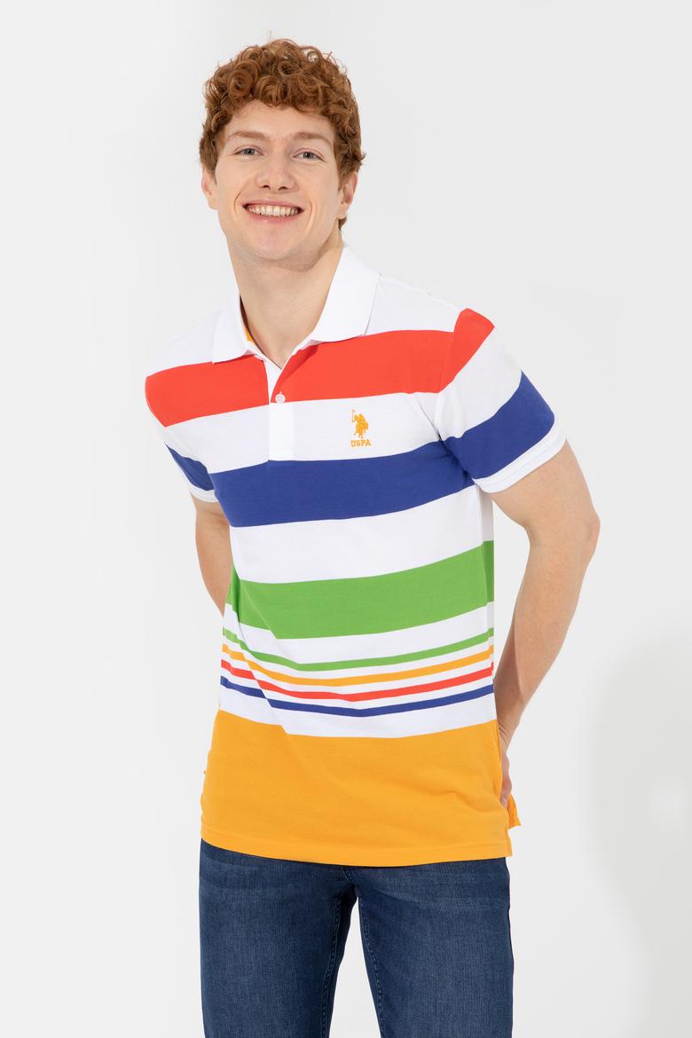 Erkek Koyu Sarı Polo Yaka Tişört - 50249172025