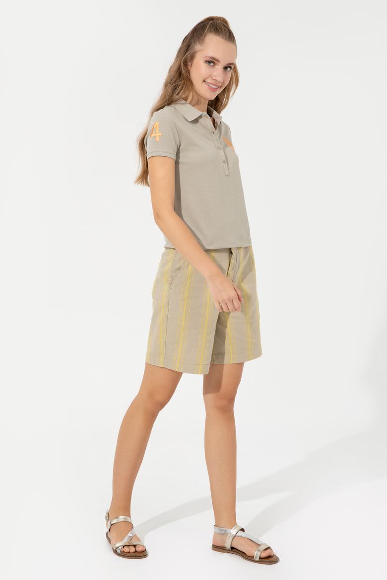 Kadın Safran Dokuma Şort - 50246052008