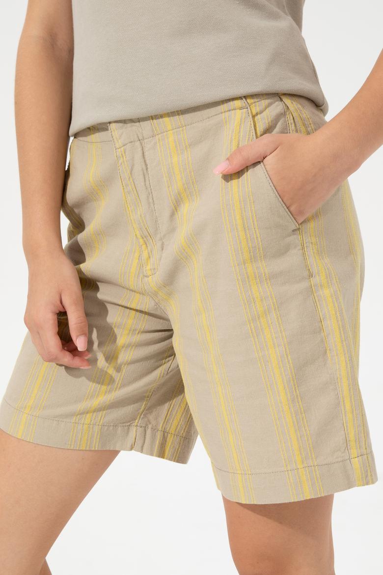 Kadın Safran Dokuma Şort - 50246052008