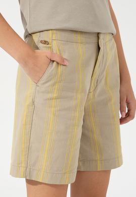 Kadın Safran Dokuma Şort - 50246052008