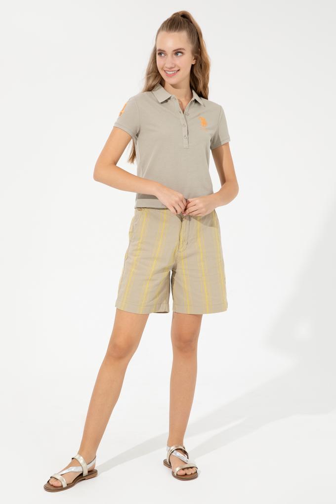 Kadın Safran Dokuma Şort