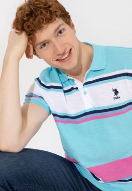 Erkek Turkuaz Polo Yaka Tişört - 50246132037