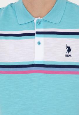 Erkek Turkuaz Polo Yaka Tişört - 50246132037