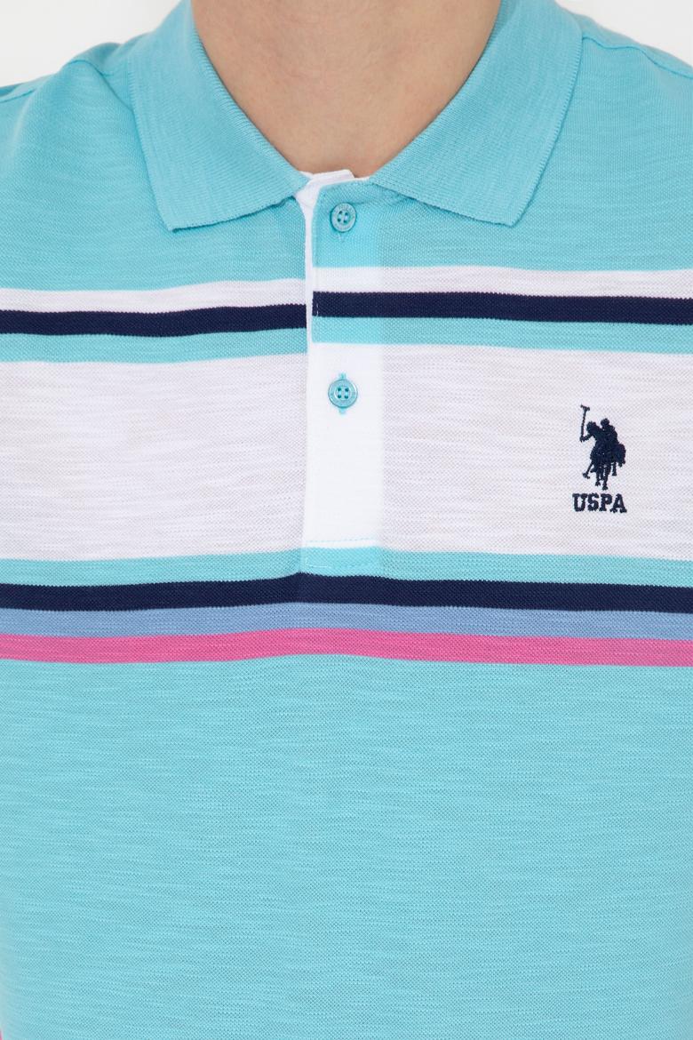 Erkek Turkuaz Polo Yaka Tişört - 50246132037