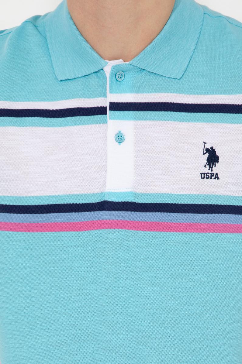 Erkek Turkuaz Polo Yaka Tişört