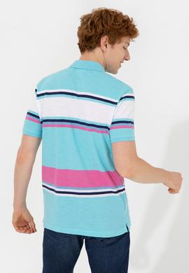 Erkek Turkuaz Polo Yaka Tişört - 50246132037