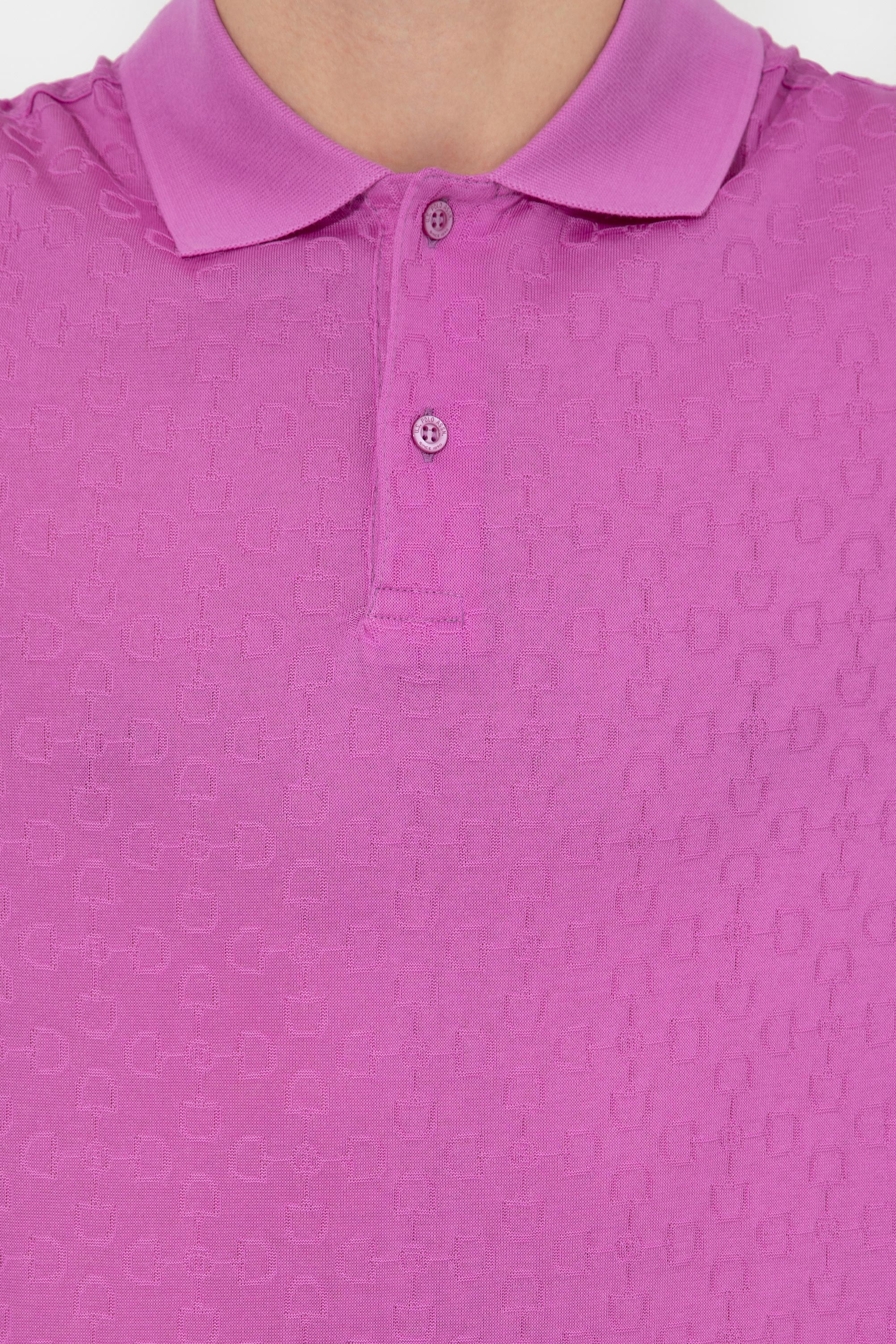 Erkek Menekşe Polo Yaka Tişört