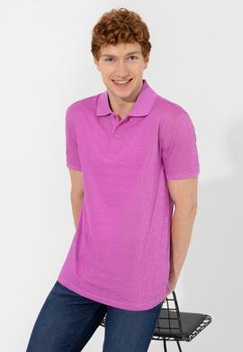 Erkek Menekşe Polo Yaka Tişört - 50249184030