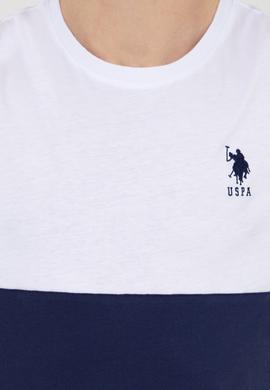 Erkek Beyaz Bisiklet Yaka T-Shirt - 50247328010