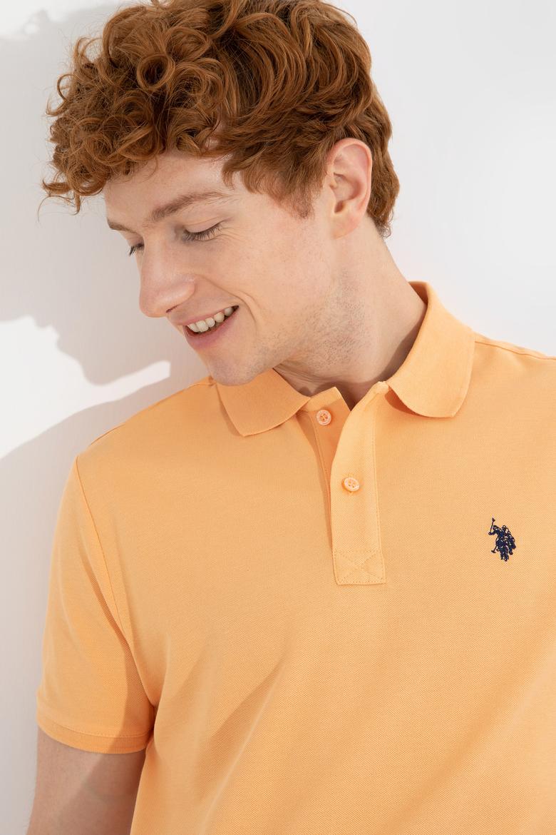 Erkek Turuncu Basic Tişört - 50249149357