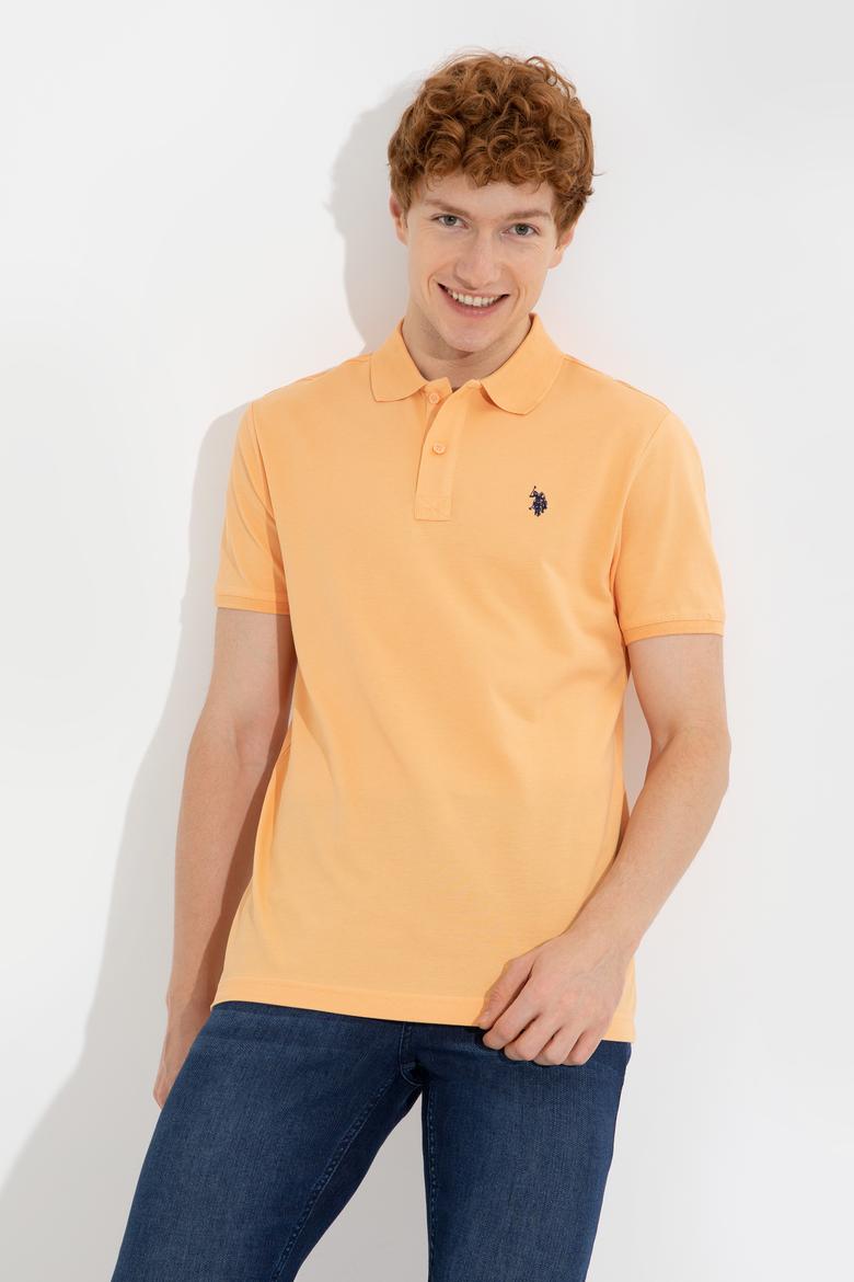 Erkek Turuncu Basic Tişört - 50249149357