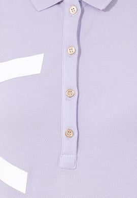 Kadın Lila Polo Yaka Örme Elbise - 50251939038