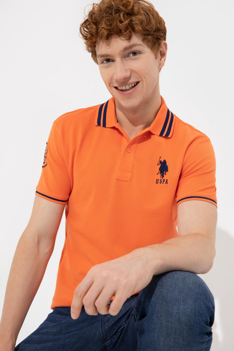 Erkek Turuncu Basic Tişört - 50249145048