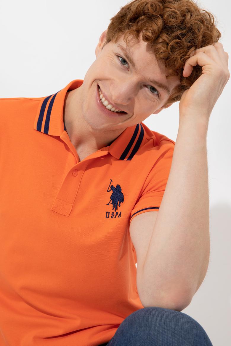 Erkek Turuncu Basic Tişört - 50249145048