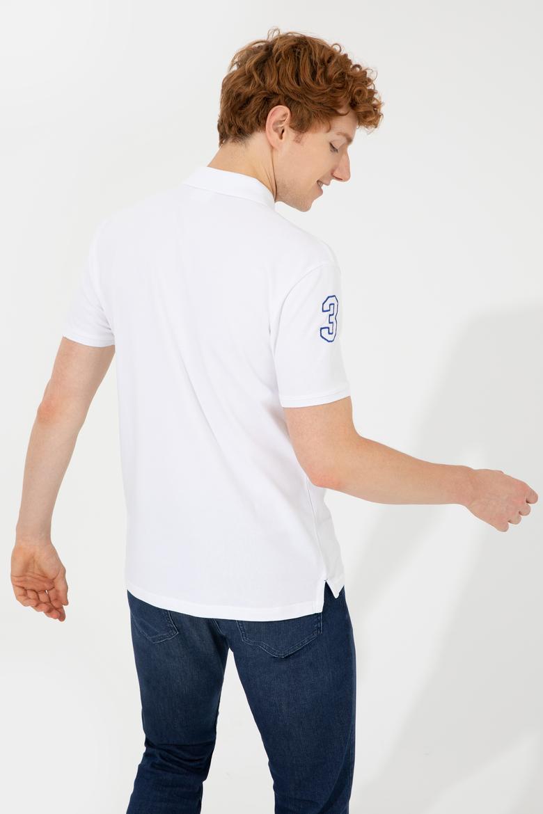 Erkek Beyaz Basic Tişört - 50249139006