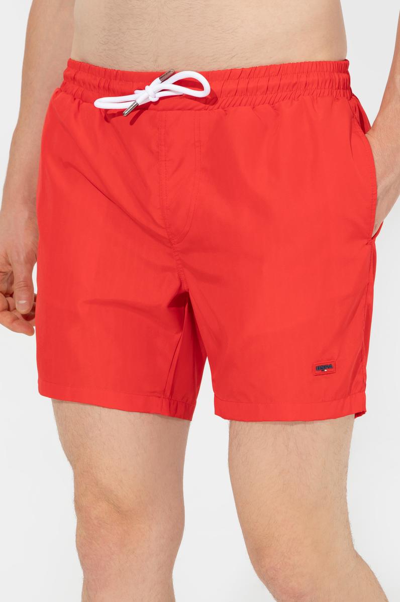 Erkek Kırmızı Deniz Şortu