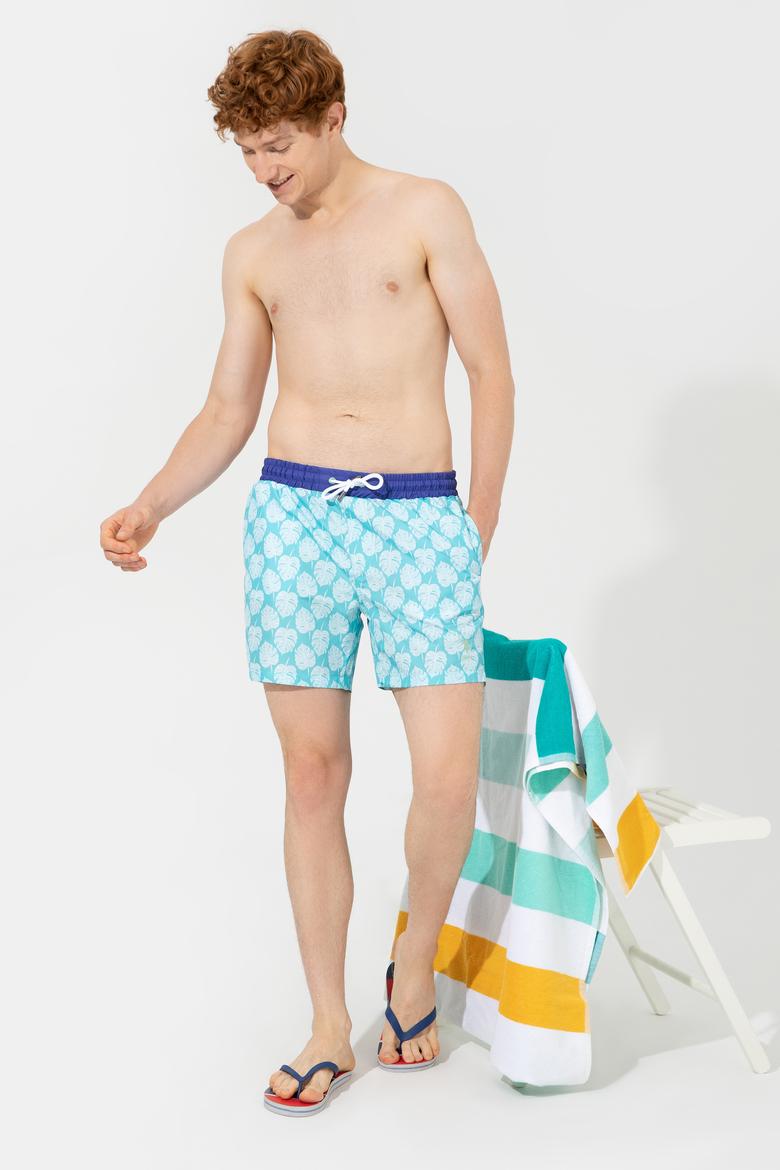 Erkek Mint Deniz Şortu