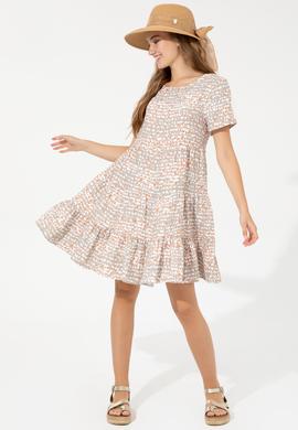 Kadın Haki Dokuma Elbise - 50250000003