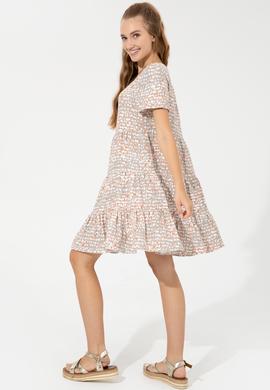 Kadın Haki Dokuma Elbise - 50250000003