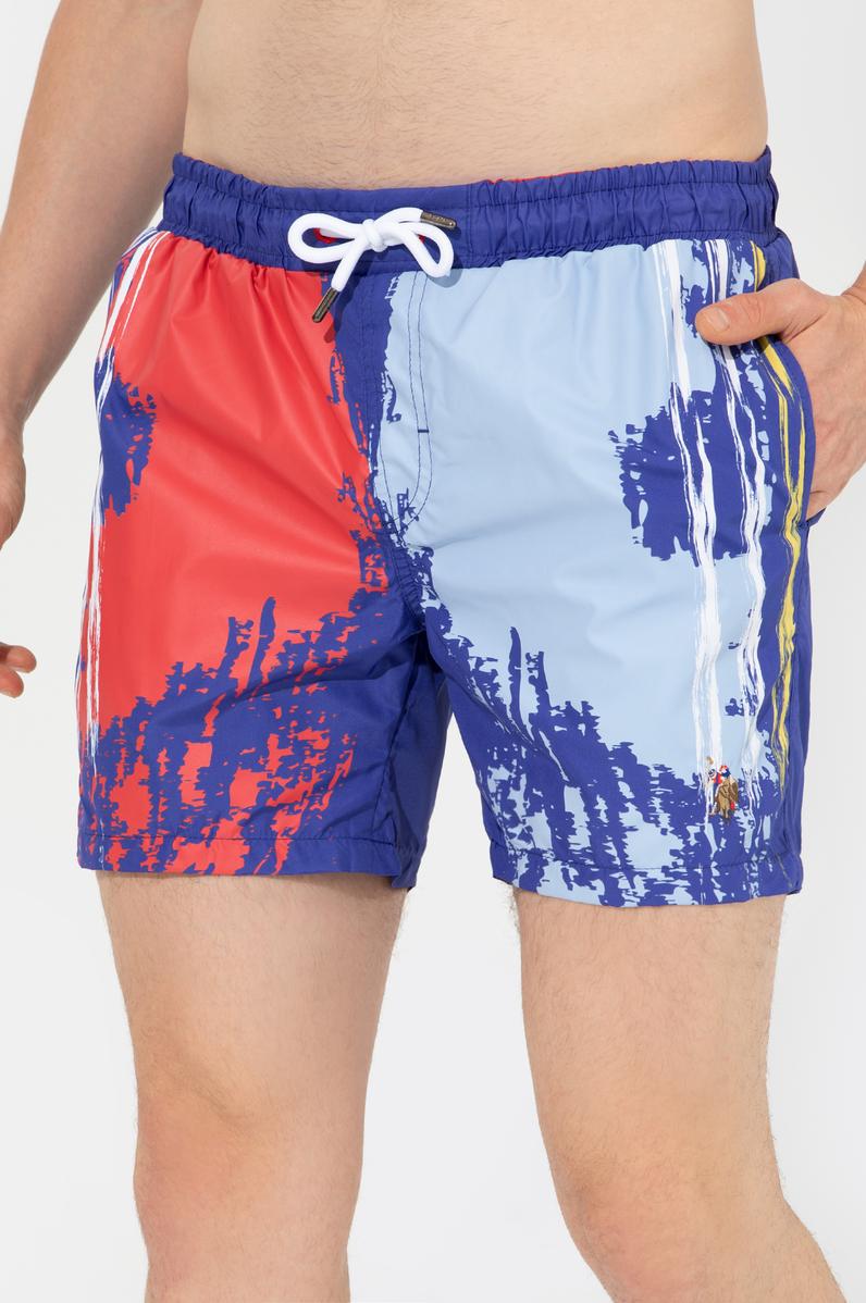 Erkek Mavi Deniz Şortu