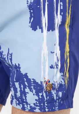 Erkek Mavi Deniz Şortu - 50245364053