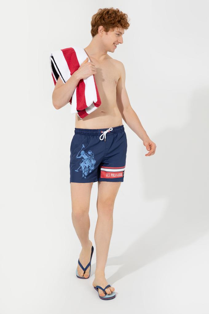 Erkek Lacivert Deniz Şortu