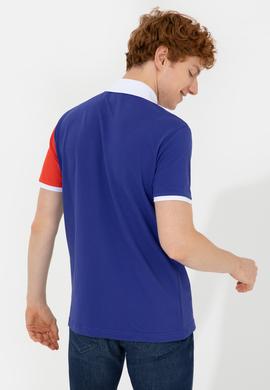 Erkek Mavi Polo Yaka Tişört - 50249179018