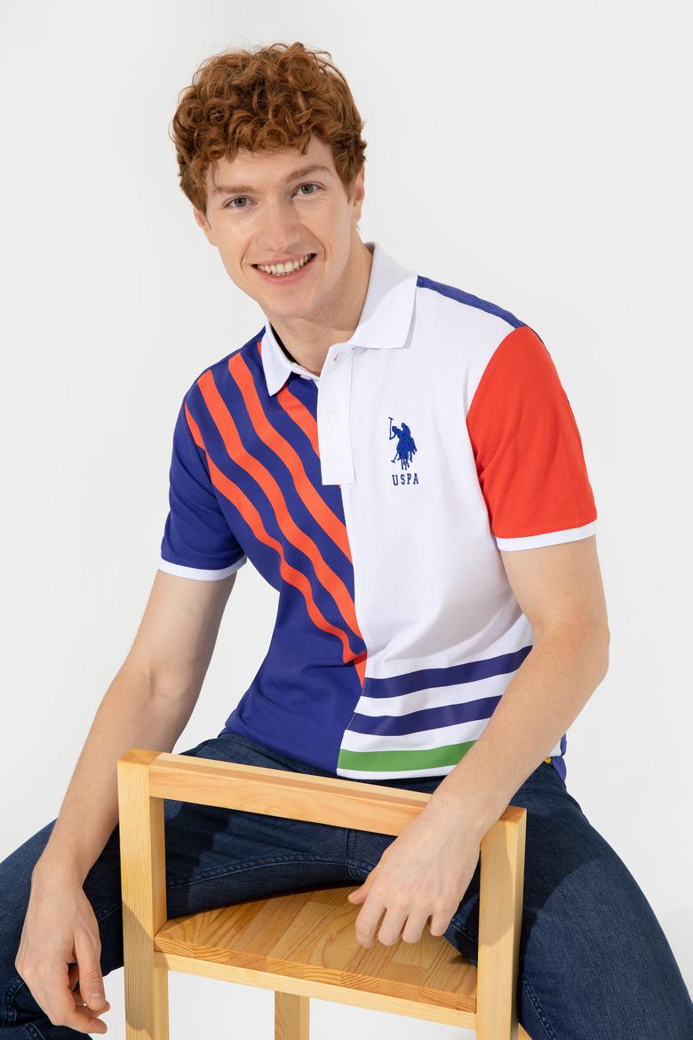 Erkek Mavi Polo Yaka Tişört - 50249179018