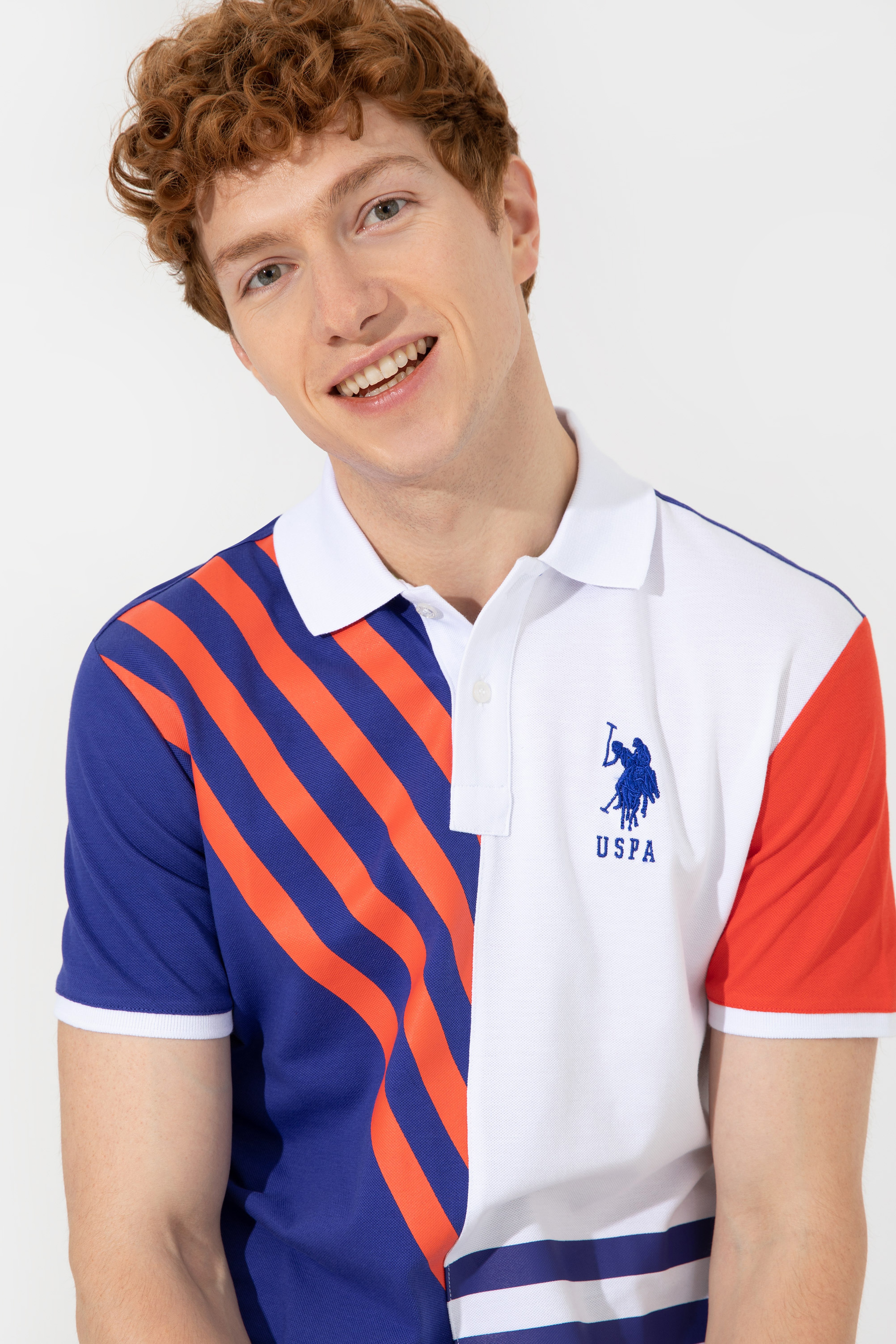 Erkek Mavi Polo Yaka Tişört - Image 2