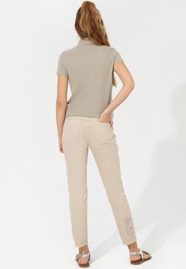 Kadın Haki Jean Pantolon - 50249603002