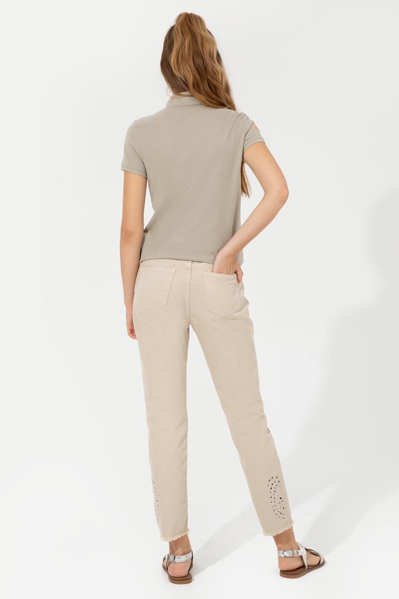 Kadın Haki Jean Pantolon - 50249603002