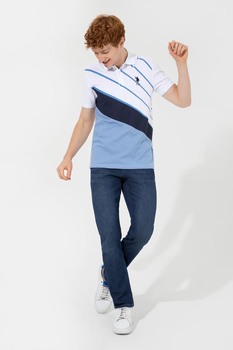 Erkek Koyu Mavi Polo Yaka Tişört - 50249165018