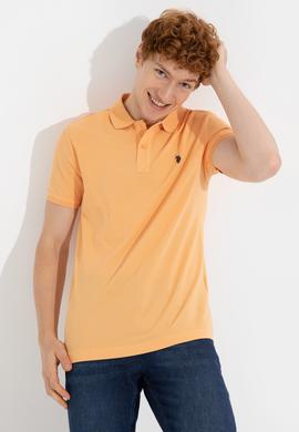 Erkek Turuncu Basic Tişört - 50249149357
