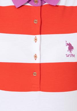 Kadın Kırmızı Polo Yaka Tişört - 50249020024