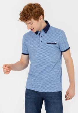 Erkek Koyu Mavi Polo Yaka Tişört - 50249185018