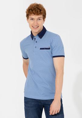 Erkek Koyu Mavi Polo Yaka Tişört - 50249185018