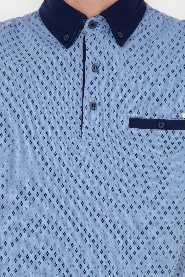 Erkek Koyu Mavi Polo Yaka Tişört - 50249185018