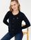 Kadın Lacivert Basic Triko Hırka