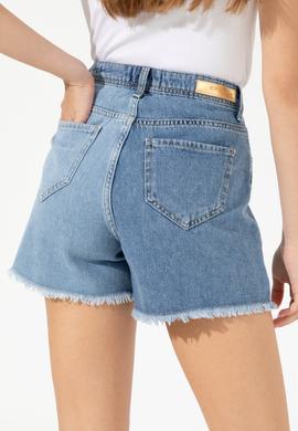 Kadın Açık Mavi Jean Şort - 50249613006