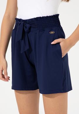 Kadın Lacivert Örme Şort - 50249068016