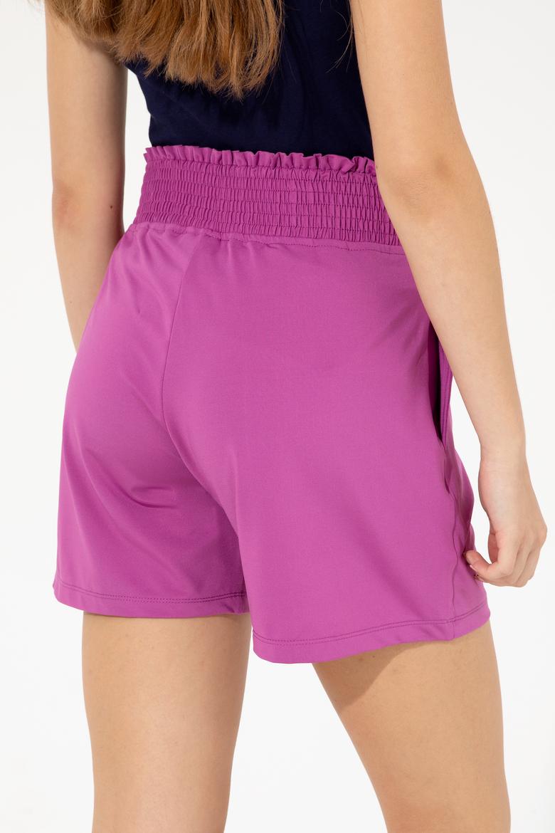 Kadın Menekşe Örme Şort - 50249068022