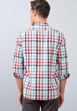 Erkek Kırmızı Gömlek Uzunkol - 50209056014