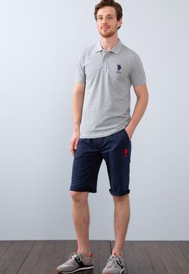 Erkek Lacivert  Örme Şort - 50213664004