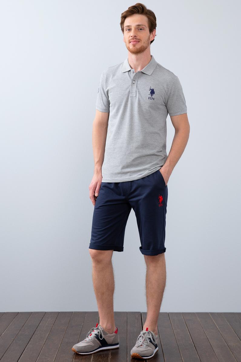 Erkek Lacivert  Örme Şort