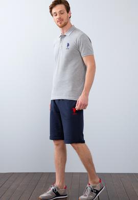 Erkek Lacivert  Örme Şort - 50213664004