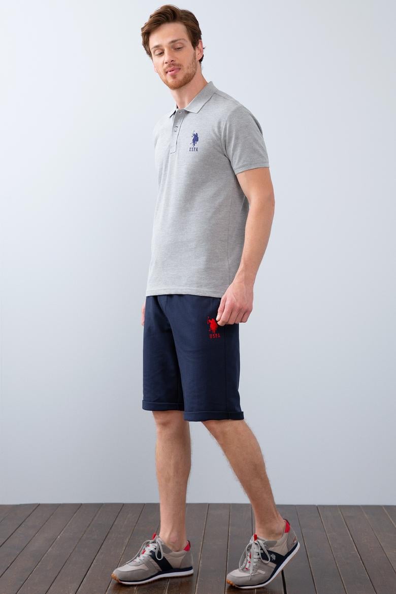 Erkek Lacivert  Örme Şort - 50213664004