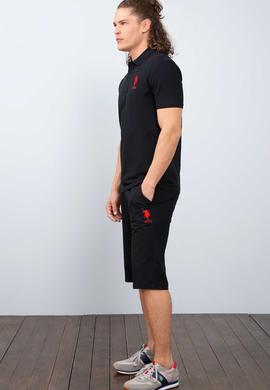 Erkek Siyah  Örme Şort - 50213664014