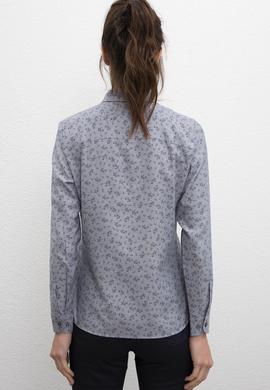 Kadın Antrasit Uzun Kollu Gömlek - 50220021030