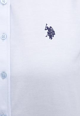 Kadın Mavi Gömlek Uzunkol Basic - 50231191009