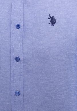 Kadın Mavi Gömlek Uzunkol Basic - 50231191033